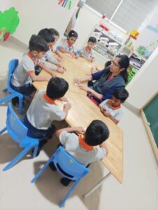 learning in preschool in Hadapar,Pune